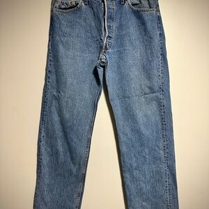 Vintage 2001 Levis 501 Classic Blue Men's Jeans